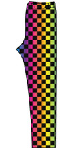 Load image into Gallery viewer, Rainbow Check Ladies' Lounge Leggings