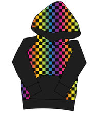 Load image into Gallery viewer, Rainbow Check Mens' Hoodie