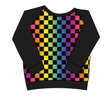Load image into Gallery viewer, Rainbow Check Classic Hoodie (or Crewneck)