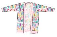 Load image into Gallery viewer, Over The Rainbow Kids Grandpa Cardigan