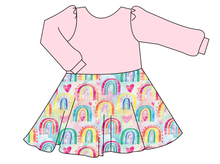 Load image into Gallery viewer, Over The Rainbow Prairie Dress