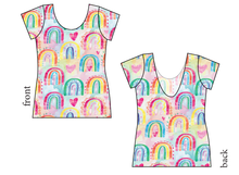 Load image into Gallery viewer, Over The Rainbow Ladies' Low Back Ballerina Tee