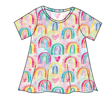 Load image into Gallery viewer, Over The Rainbow Ladies' Swing Tee