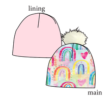 Load image into Gallery viewer, Over The Rainbow Slouchy Beanie (Reversible!)