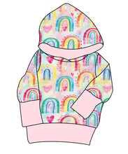 Load image into Gallery viewer, Over The Rainbow Grow With Me Hoodie (or Crewneck)