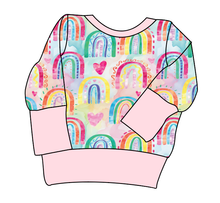 Load image into Gallery viewer, Over The Rainbow Grow With Me Hoodie (or Crewneck)