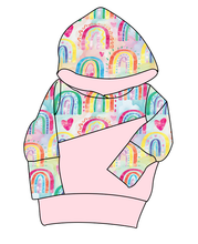 Load image into Gallery viewer, Over The Rainbow Grow With Me Hoodie (or Crewneck)