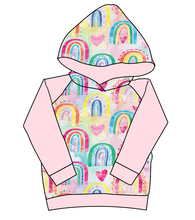 Load image into Gallery viewer, Over The Rainbow Classic Hoodie (or Crewneck)