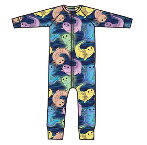 Axolotl Swim One Piece Rashguard Suit