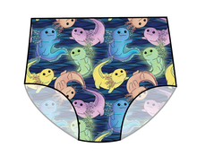 Load image into Gallery viewer, Axolotl Swim High Waisted Swim Bottoms