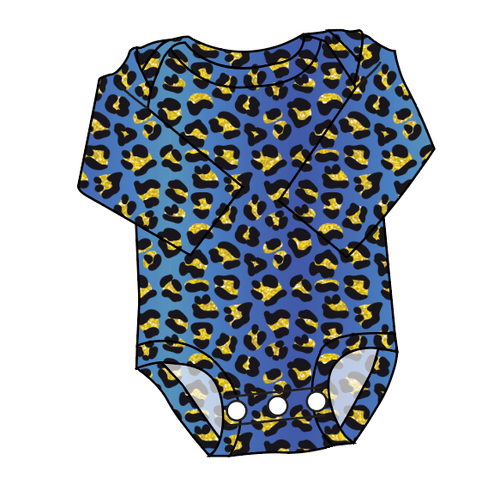 Celebration Cheetah Lap Neck Bodysuit