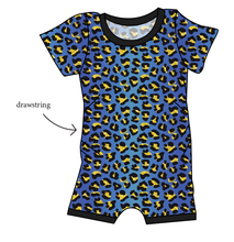 Load image into Gallery viewer, Celebration Cheetah Grow With Me Pants And Shorts Romper