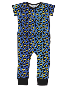 Celebration Cheetah Bennett Pants and Shorts Length T-Shirt Romper