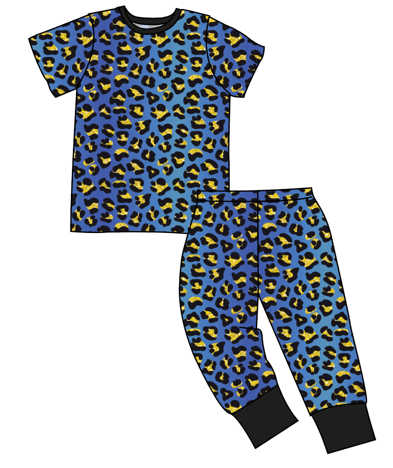 Celebration Cheetah Basic Loungewear Set