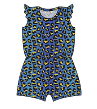 Load image into Gallery viewer, Celebration Cheetah Ivy Summer Romper