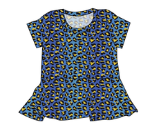 Load image into Gallery viewer, Celebration Cheetah Ladies&#39; Peplum Top