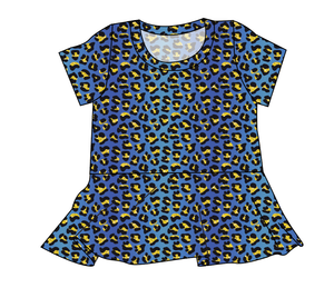 Celebration Cheetah Ladies' Peplum Top