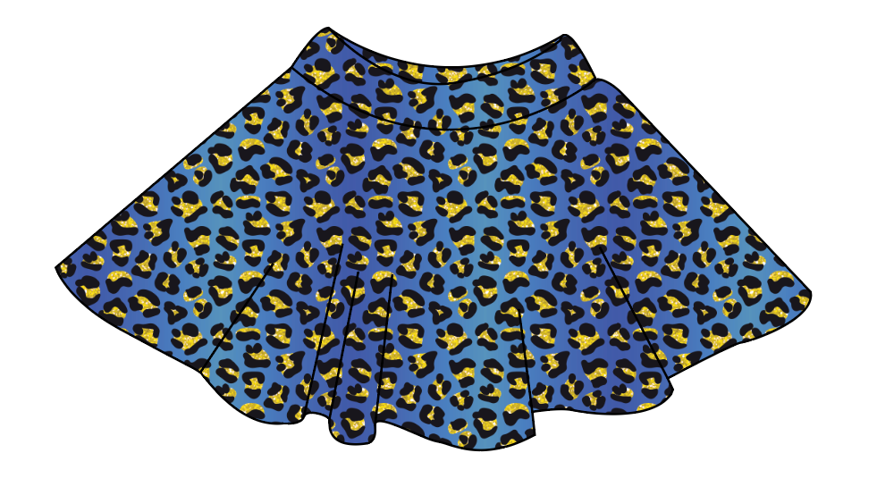 Celebration Cheetah Ladies' Circle Skirt