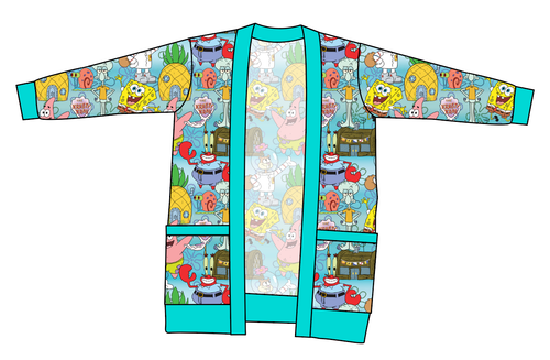 Bikini Bottom Kids Grandpa Cardigan