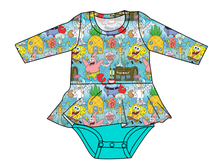 Load image into Gallery viewer, Bikini Bottom Peplum Top