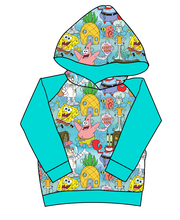 Load image into Gallery viewer, Bikini Bottom Classic Hoodie (or Crewneck)