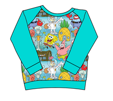 Load image into Gallery viewer, Bikini Bottom Classic Hoodie (or Crewneck)