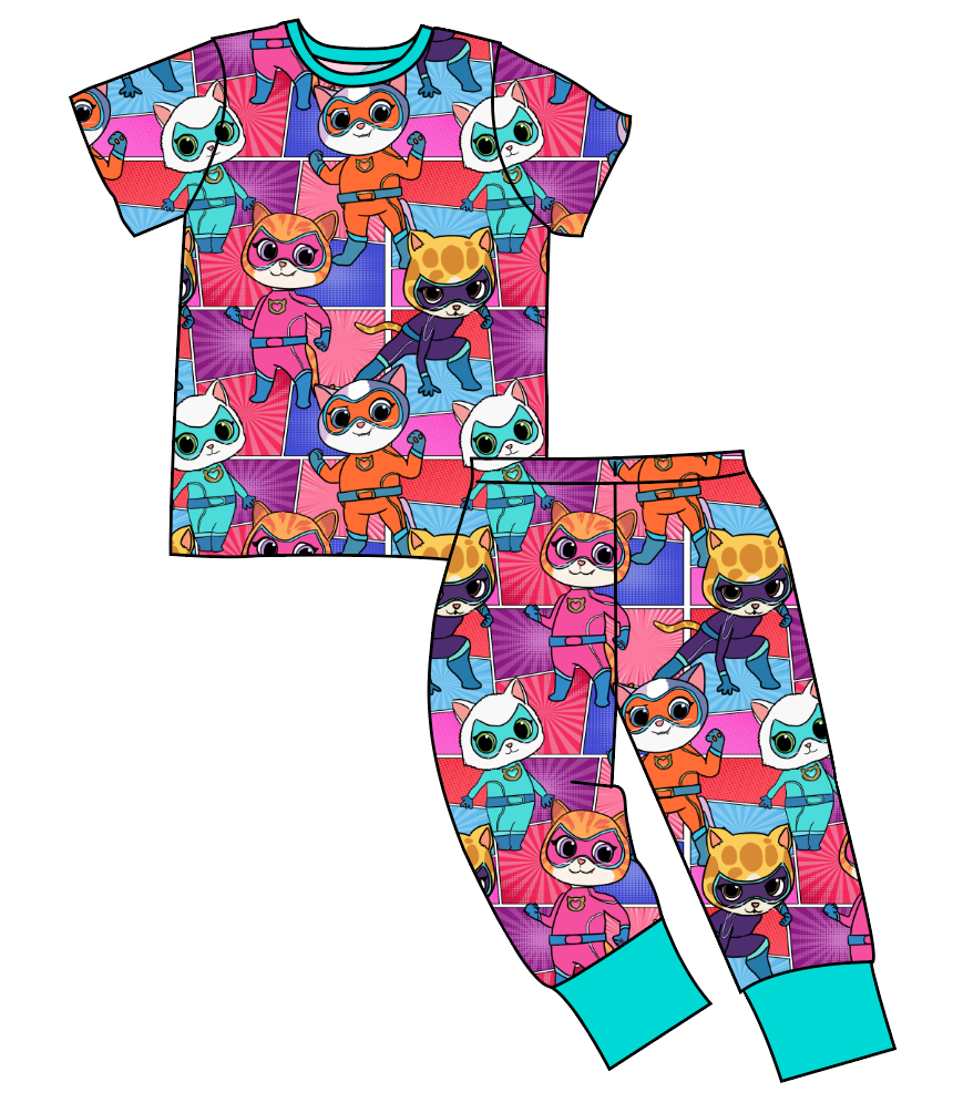 Fearless Felines Basic Loungewear Set
