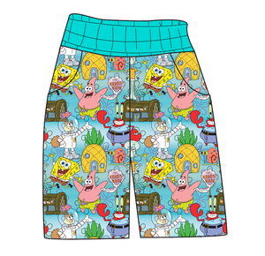 Bikini Bottom Mens' Joggers and Jogger Shorts