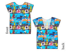 Load image into Gallery viewer, Pete &amp; Friends Low Back Ballerina Tee