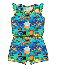 Load image into Gallery viewer, Crime-Biting Canine Ivy Summer Romper