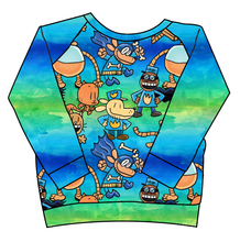 Load image into Gallery viewer, Crime-Biting Canine Classic Hoodie (or Crewneck)