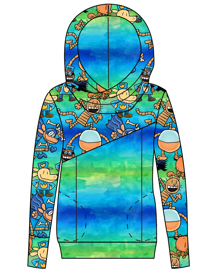 Crime-Biting Canine Ladies Hoodie