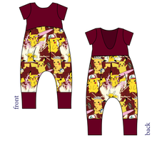 Load image into Gallery viewer, I Choose You Low Back Romper and Bubble Romper