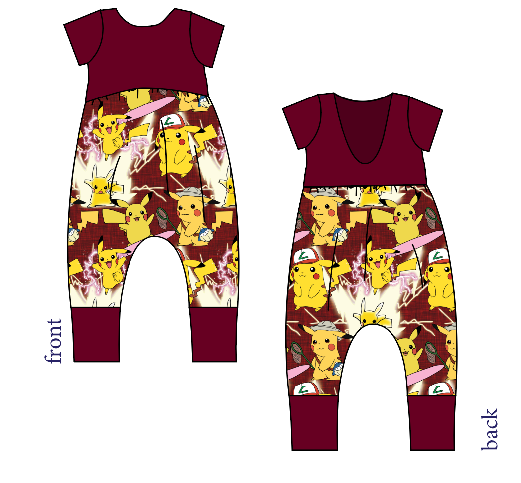 I Choose You Low Back Romper and Bubble Romper