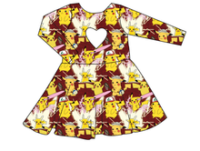 Load image into Gallery viewer, I Choose You Molly Heart Back Twirly Dress