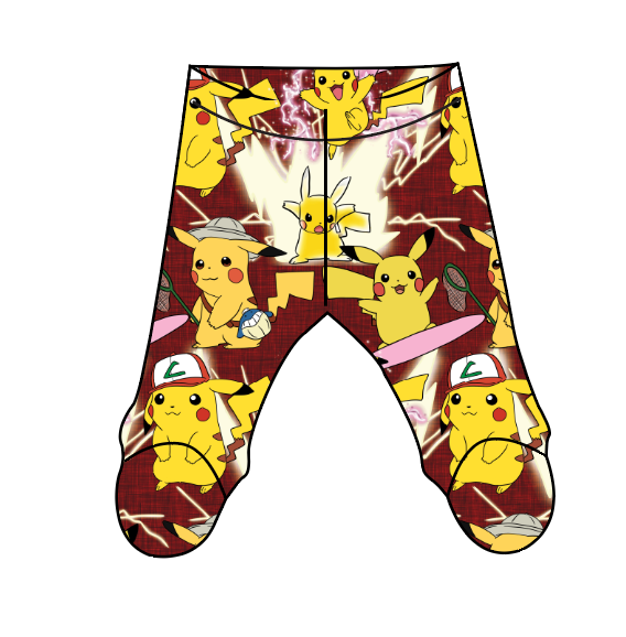 I Choose You Newborn Footed Pants