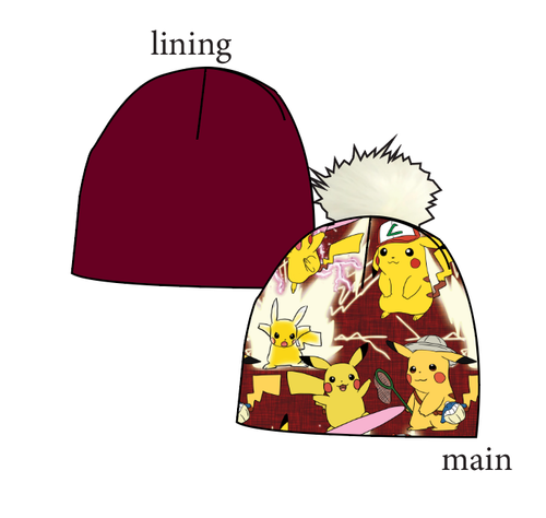 I Choose You Slouchy Beanie (Reversible!)