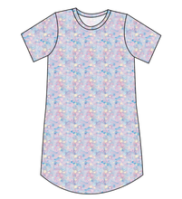 Load image into Gallery viewer, Glowing Doodles Ladies&#39; T-Shirt Dress