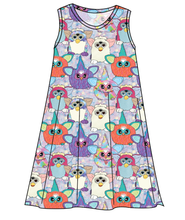Load image into Gallery viewer, Furry Friends Ladies&#39; Swing Dress