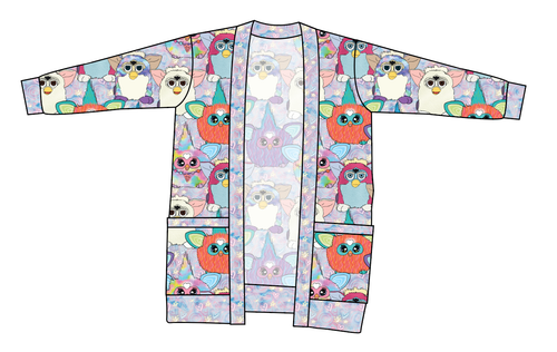 Furry Friends Kids Grandpa Cardigan