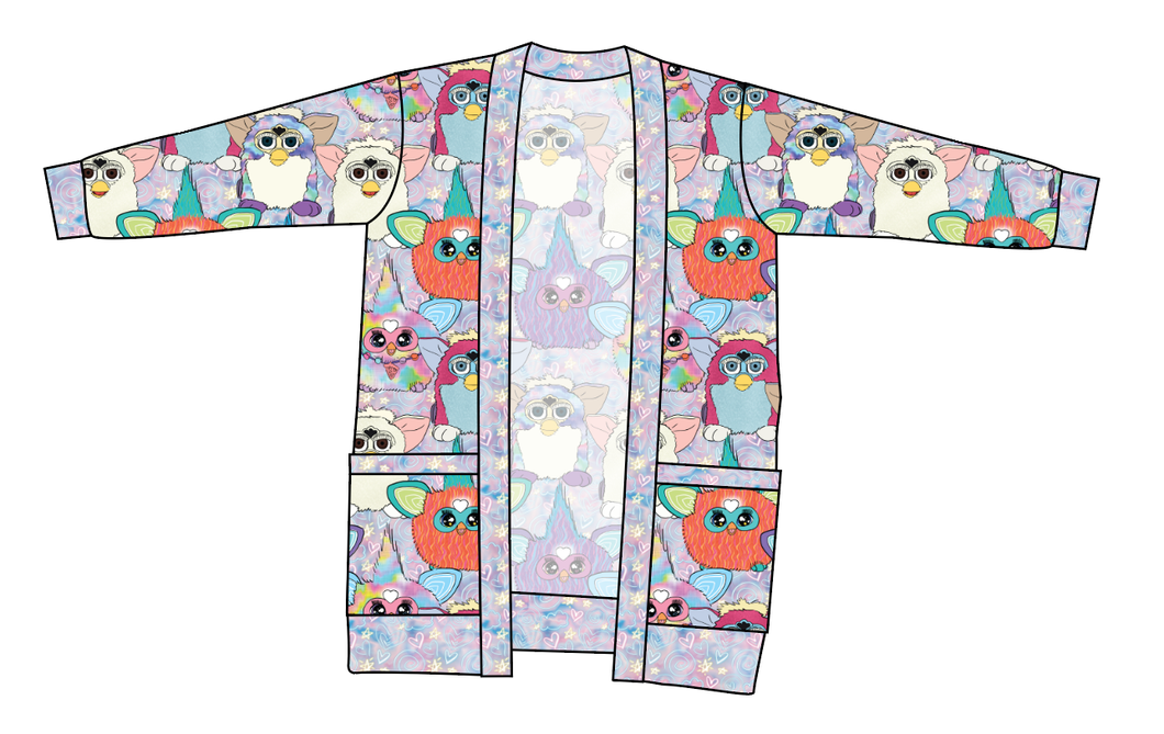 Furry Friends Kids Grandpa Cardigan