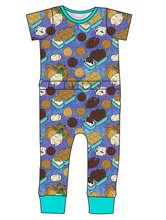 Load image into Gallery viewer, Delicious Dunkers Bennett Pants and Shorts Length T-Shirt Romper