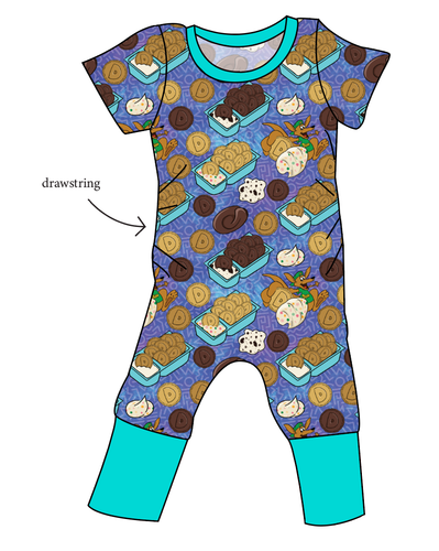 Delicious Dunkers Grow With Me Pants And Shorts Romper