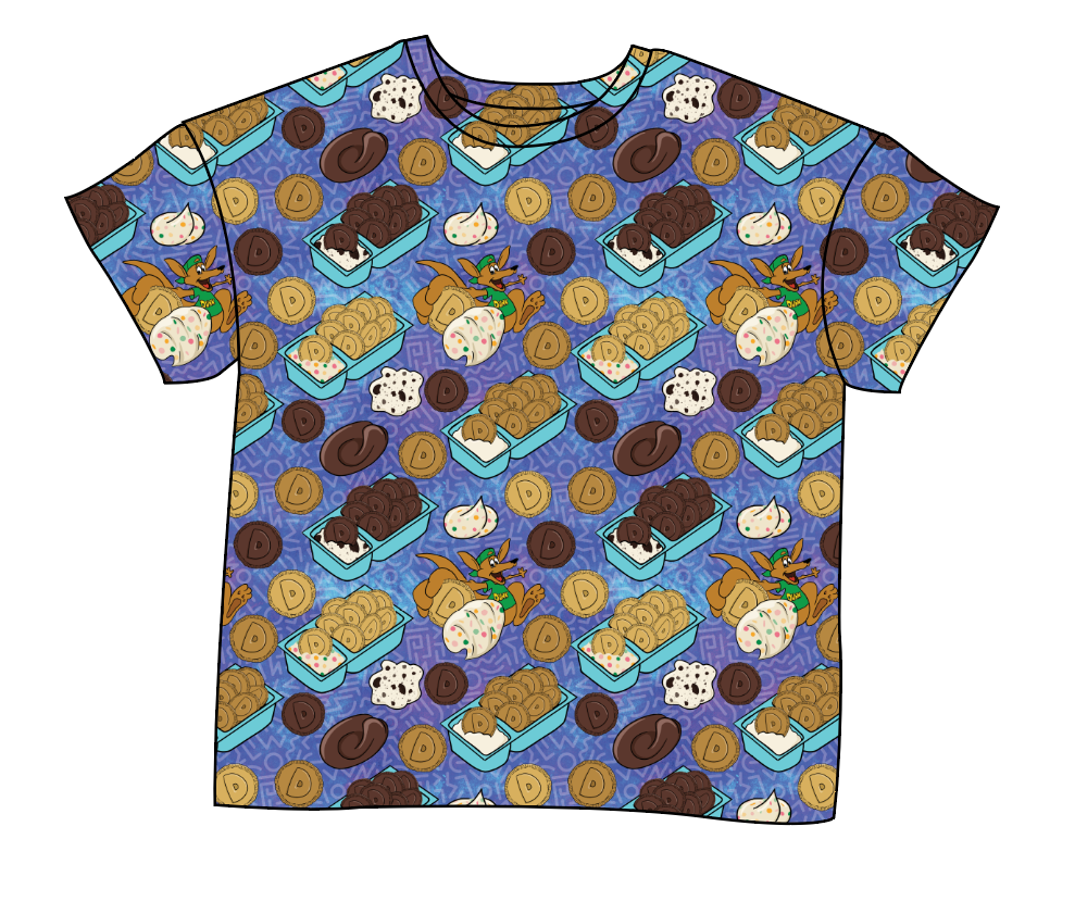 Delicious Dunkers Ladies' Oversized Tee