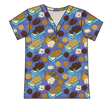 Load image into Gallery viewer, Delicious Dunkers Ladies&#39; Slouchy V-Neck Tee