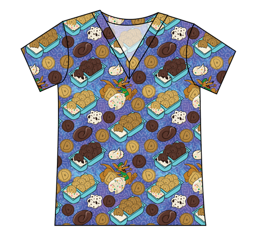 Delicious Dunkers Ladies' Slouchy V-Neck Tee