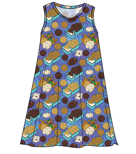 Delicious Dunkers Ladies' Swing Dress