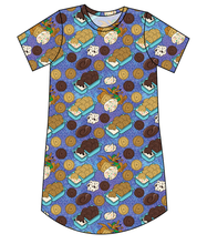 Load image into Gallery viewer, Delicious Dunkers Ladies&#39; T-Shirt Dress