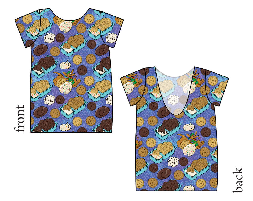 Delicious Dunkers Low Back Ballerina Tee