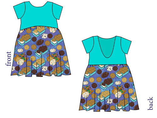Delicious Dunkers Low Back Dress